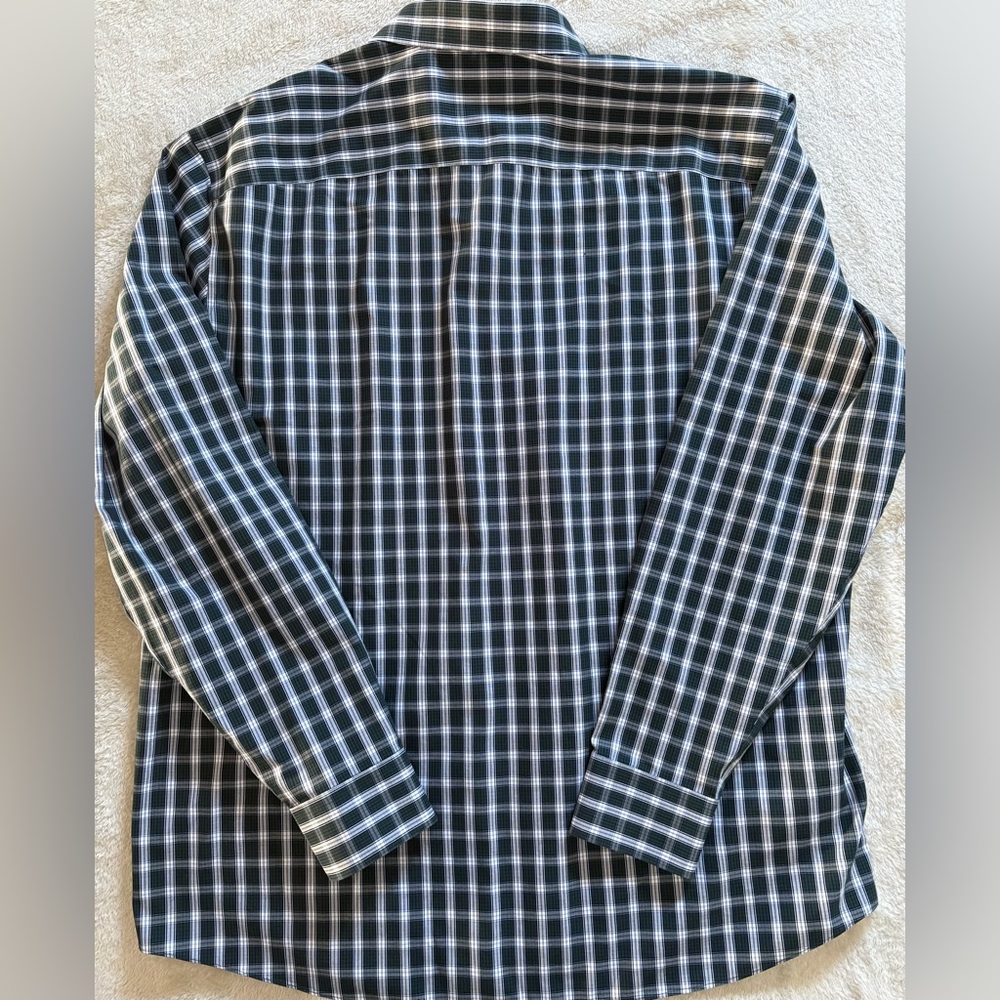 UNTUCKit Black and White Plaid Shirt (XXXL) - Picture 9 of 9